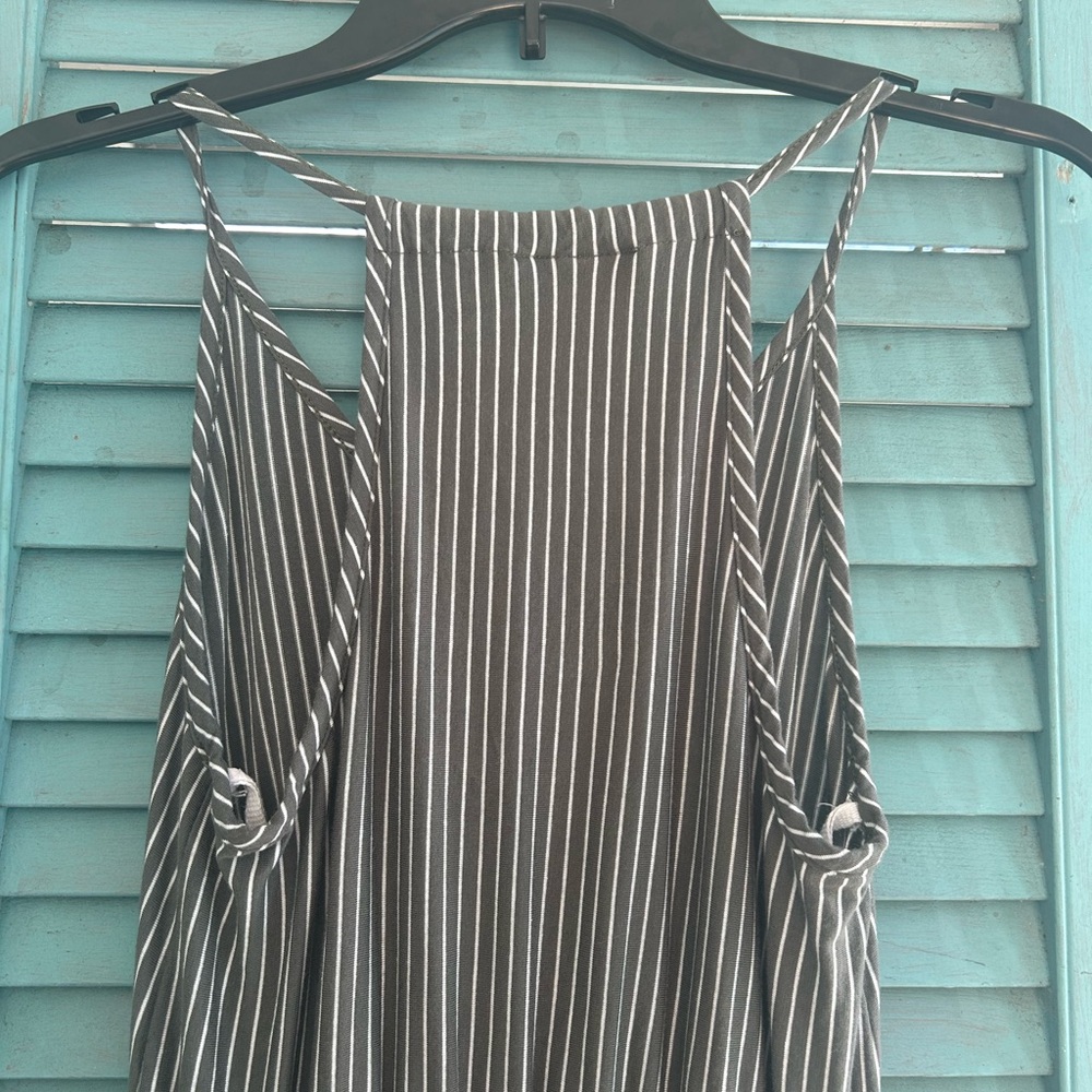 Duetime Maternity Striped Maxi Dress - Picture 4 of 5